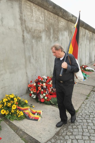 Impressionen zu der Gedenkveranstaltung zum Mauerbau vor 50 Jahren in Berlin.