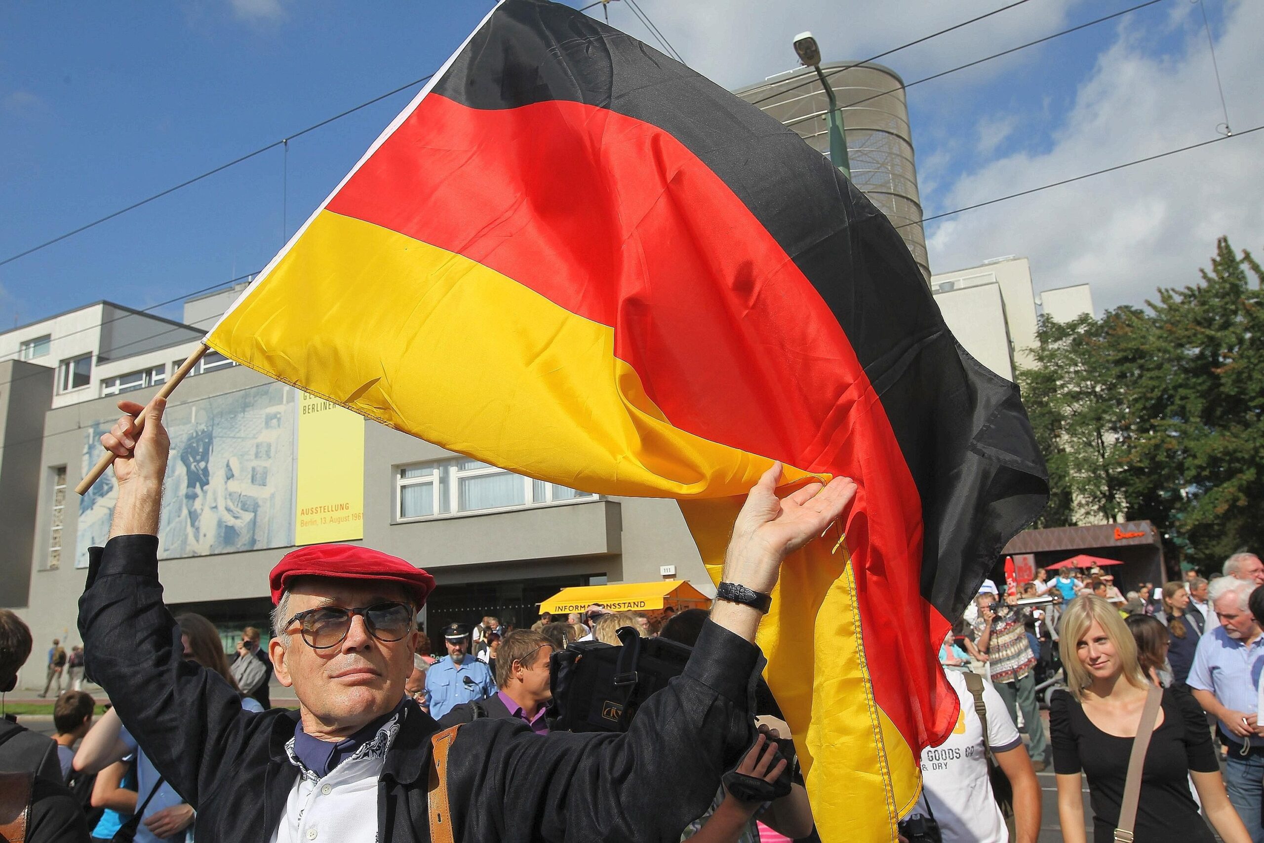 Impressionen zu der Gedenkveranstaltung zum Mauerbau vor 50 Jahren in Berlin.