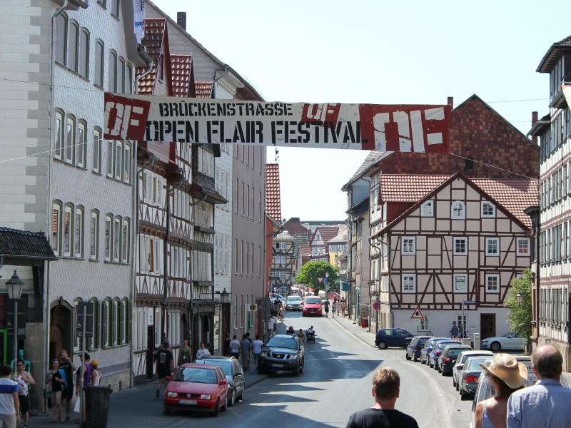 Eschwege begrüßt das Open Flair - wenn das Festival steigt, ist gefühlt die ganze Stadt mit dabei.