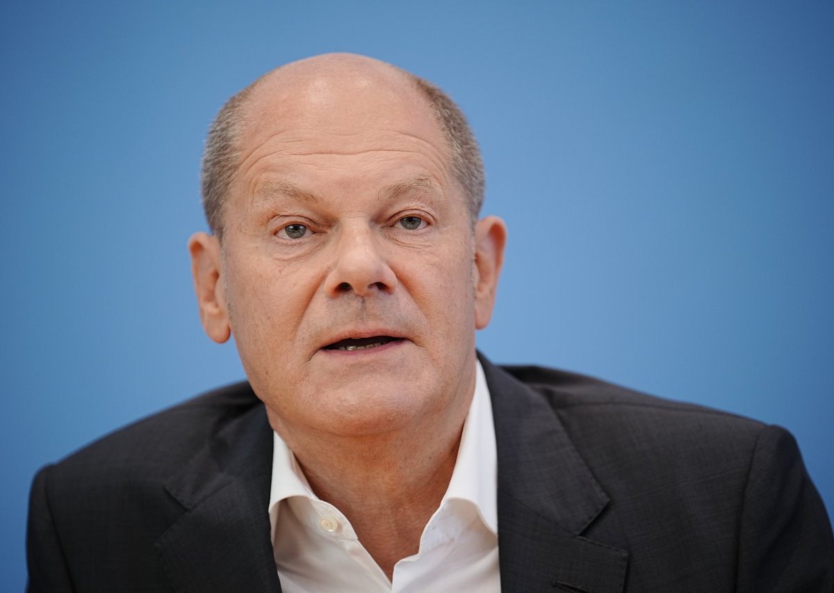 Olaf Scholz Pressekonferenz