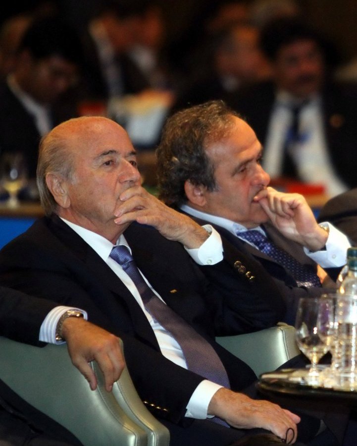 Sepp Blatter Michel Platini