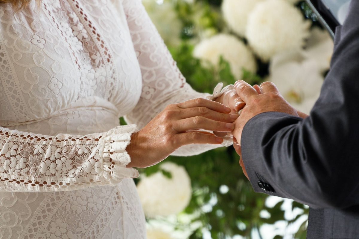 Hochzeit Braut Bräutigam Ringe