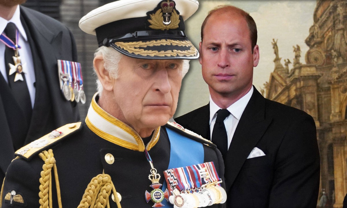 König Charles III. und sein Sohn Prinz William