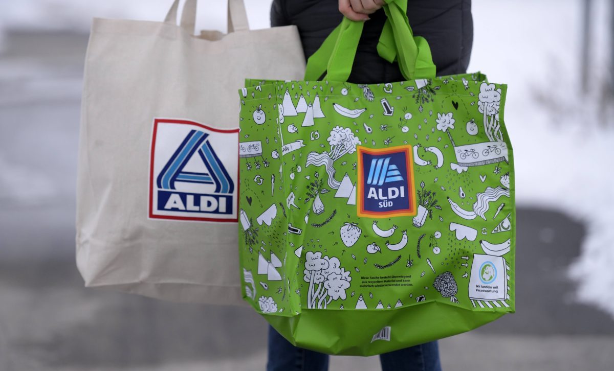 Aldi Nord und Süd Einkaufstaschen