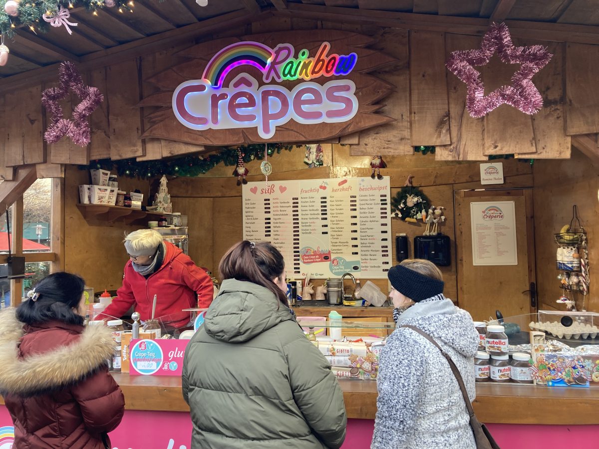 Weihnachtsmarkt Essen Rainbow CrÃªperie