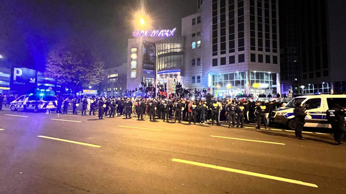 Essen und Dortmund Marokko Fans