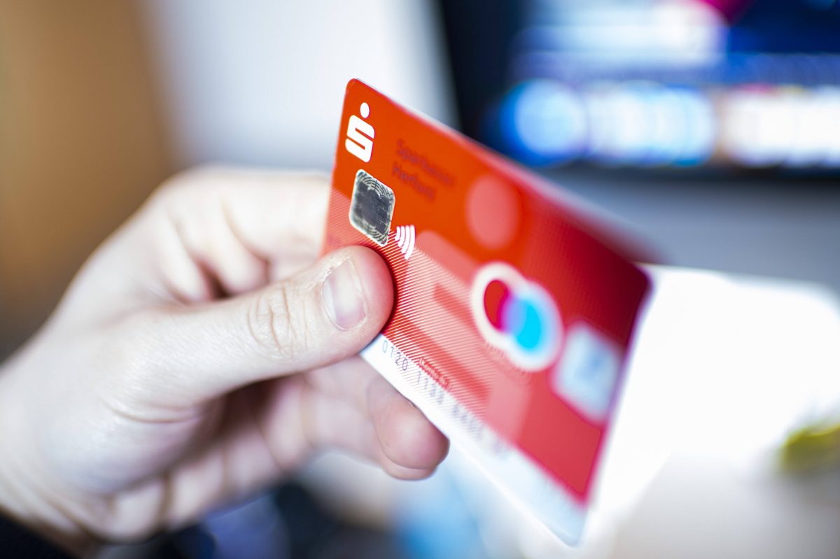 Sparkasse and Co: Caution!  This handling of the bank card is taboo