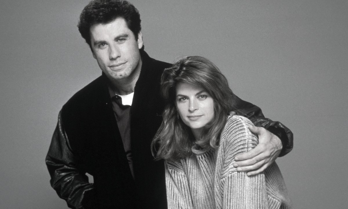 John Travolta mit Kirstie Alley