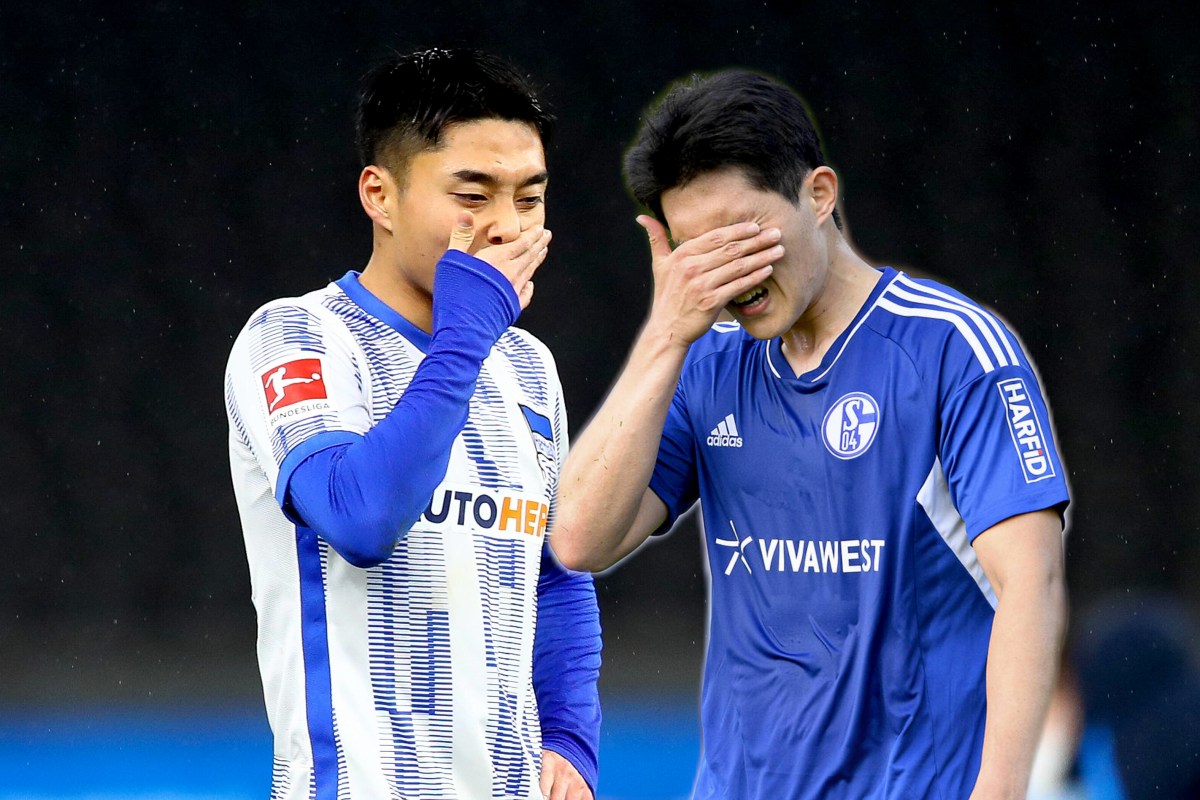 Dong-gyeong Lee (r.) und Dong-jun Lee frustriert.