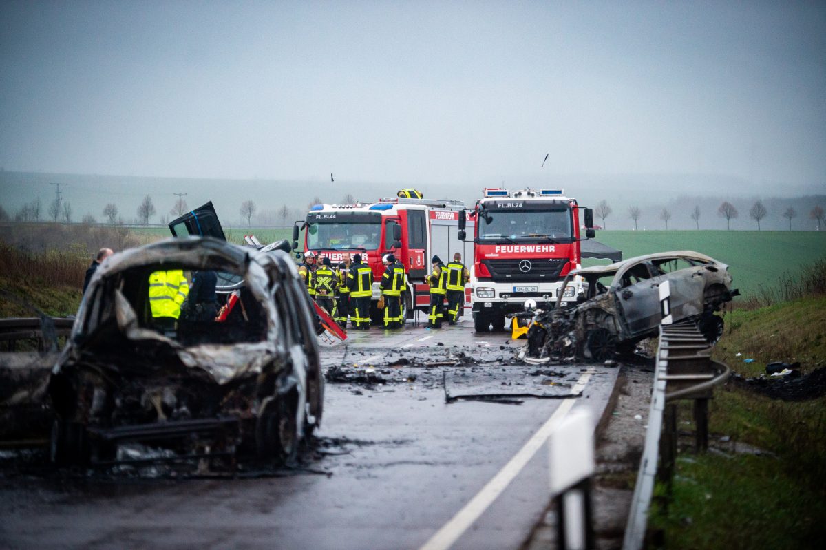 Thüringen B247 Unfall