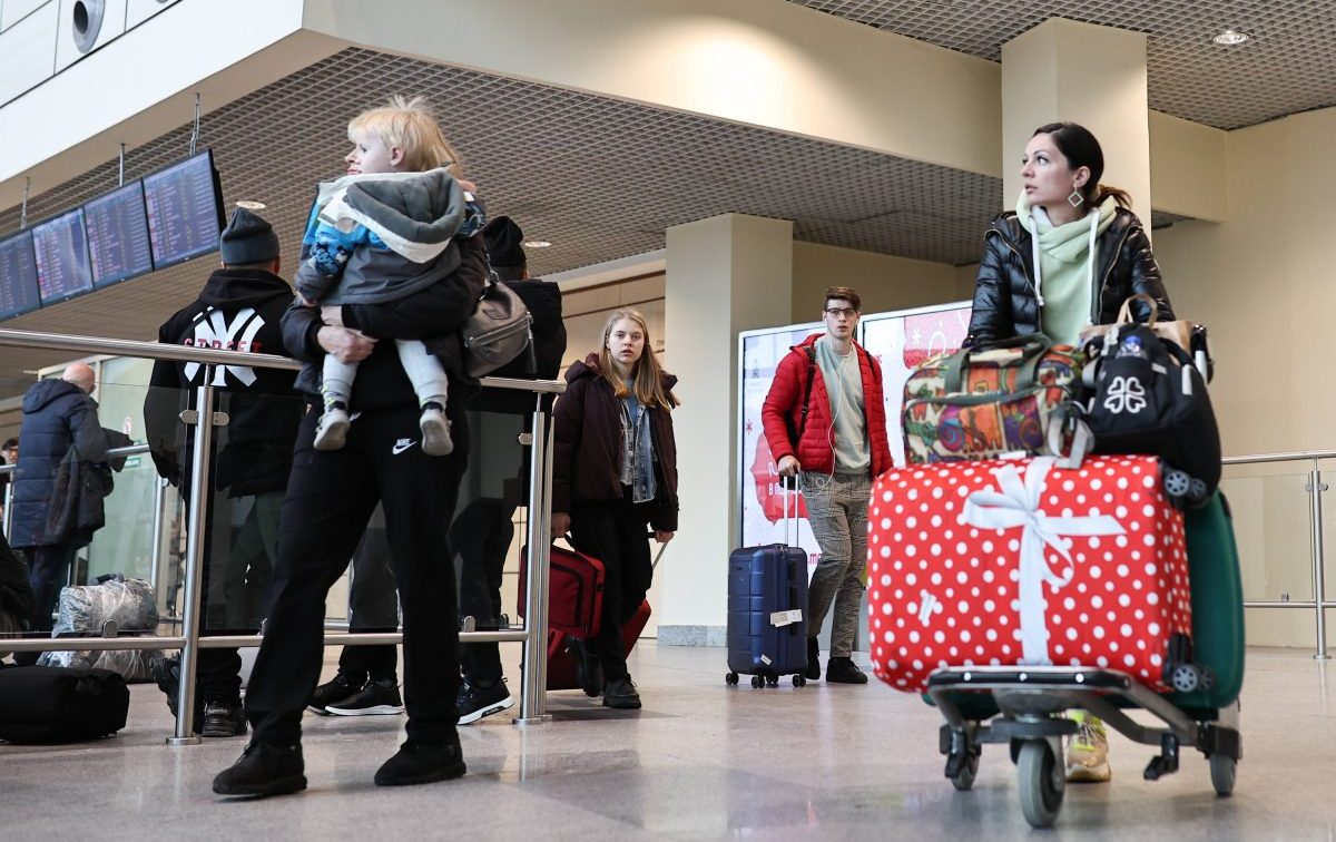 Flughafen, Urlauber