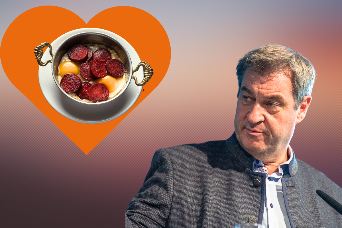 Markus Söder postet häufig Bilder seines Essens. Das neuste Bild kommt besser an als die CDU momentan.