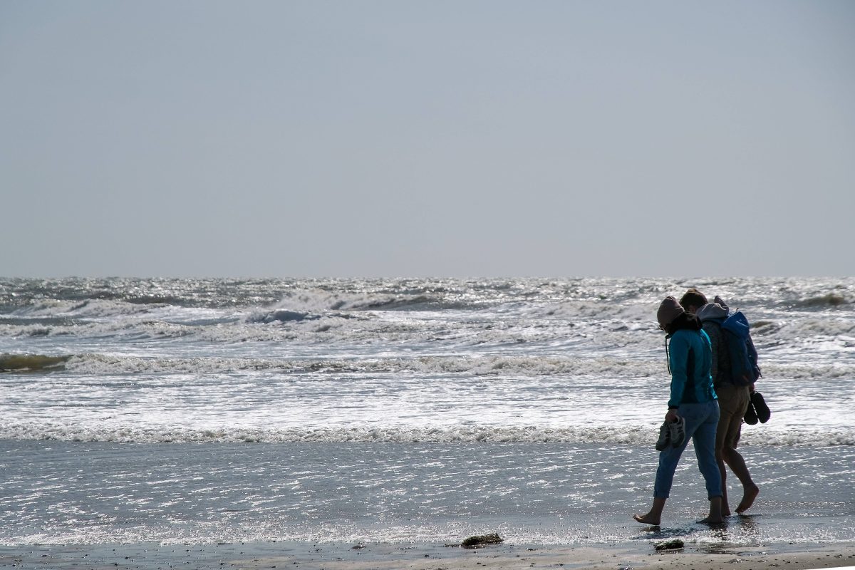 Beim Urlaub an der Nordsee machte eine Frau einen Grusel-Fund.