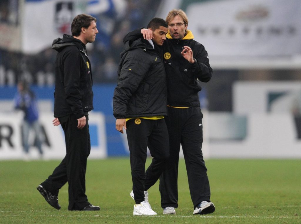 Klopp gemeinsam mit Boateng.