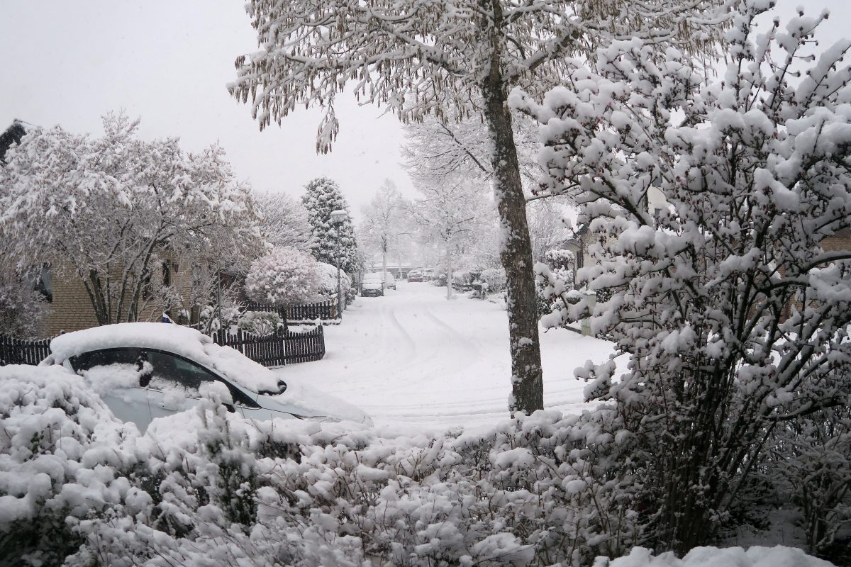 Schnee im Sauerland, NRW