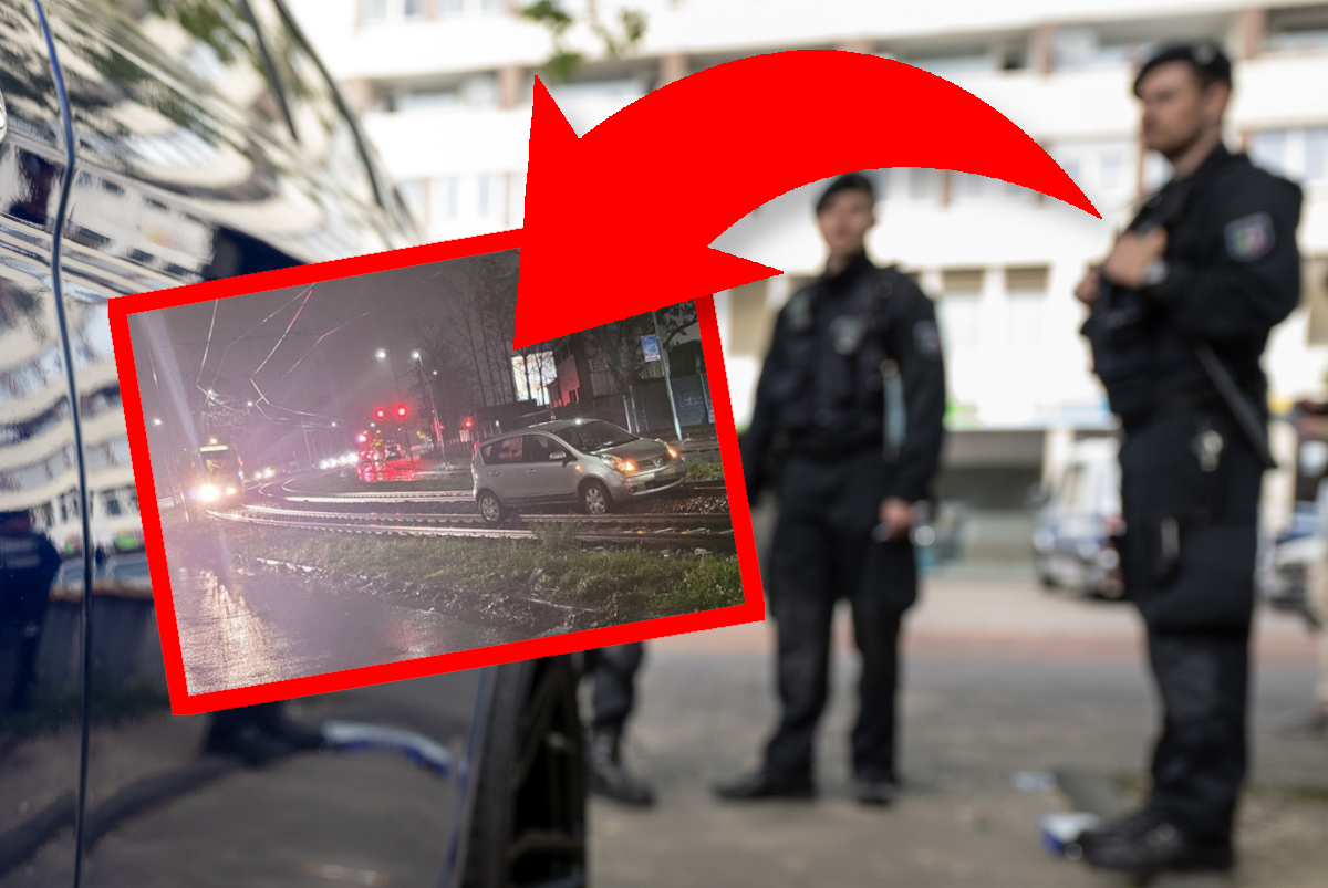 Duisburg: Auto gerät ins Gleisbett – als Polizisten DAS sehen, rufen sie sofort das Jugendamt