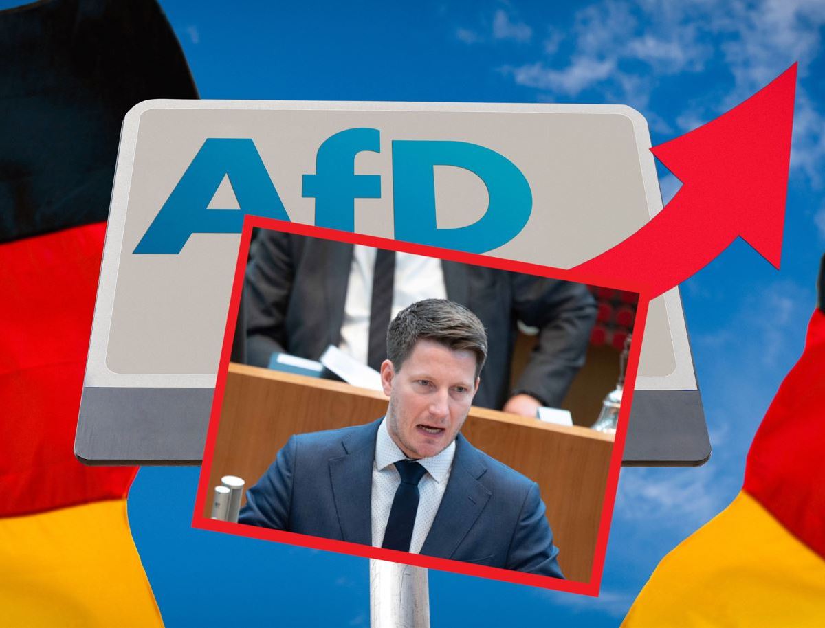 AfD in Duisburg: NRW-Chef macht bei Rede ekelhaften Witz – Menschen wenden sich angewidert ab
