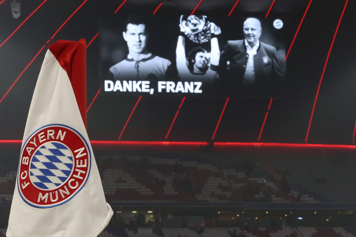 Bayern München ehrt Franz Beckenbauer.