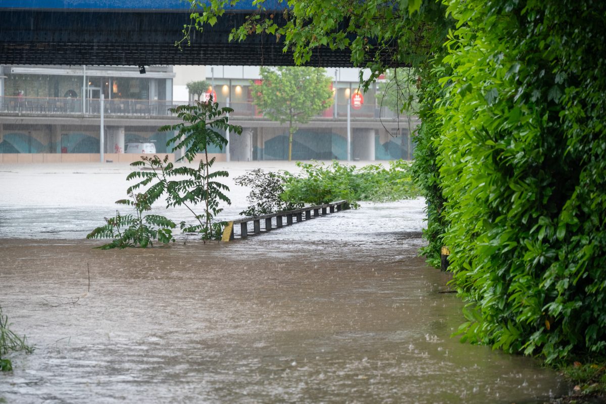 Saarbrücken im Unwetter-Chaos.