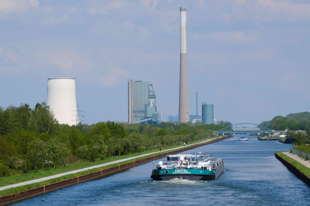 Ein Schiff sorgte auf dem Datteln-Hamm-Kanal in NRW für einen Unfall. (Symbolbild)