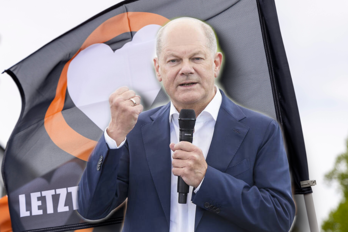 Aktivisten bringen Olaf Scholz auf dem Katholikentag zur WeiÃŸglut.