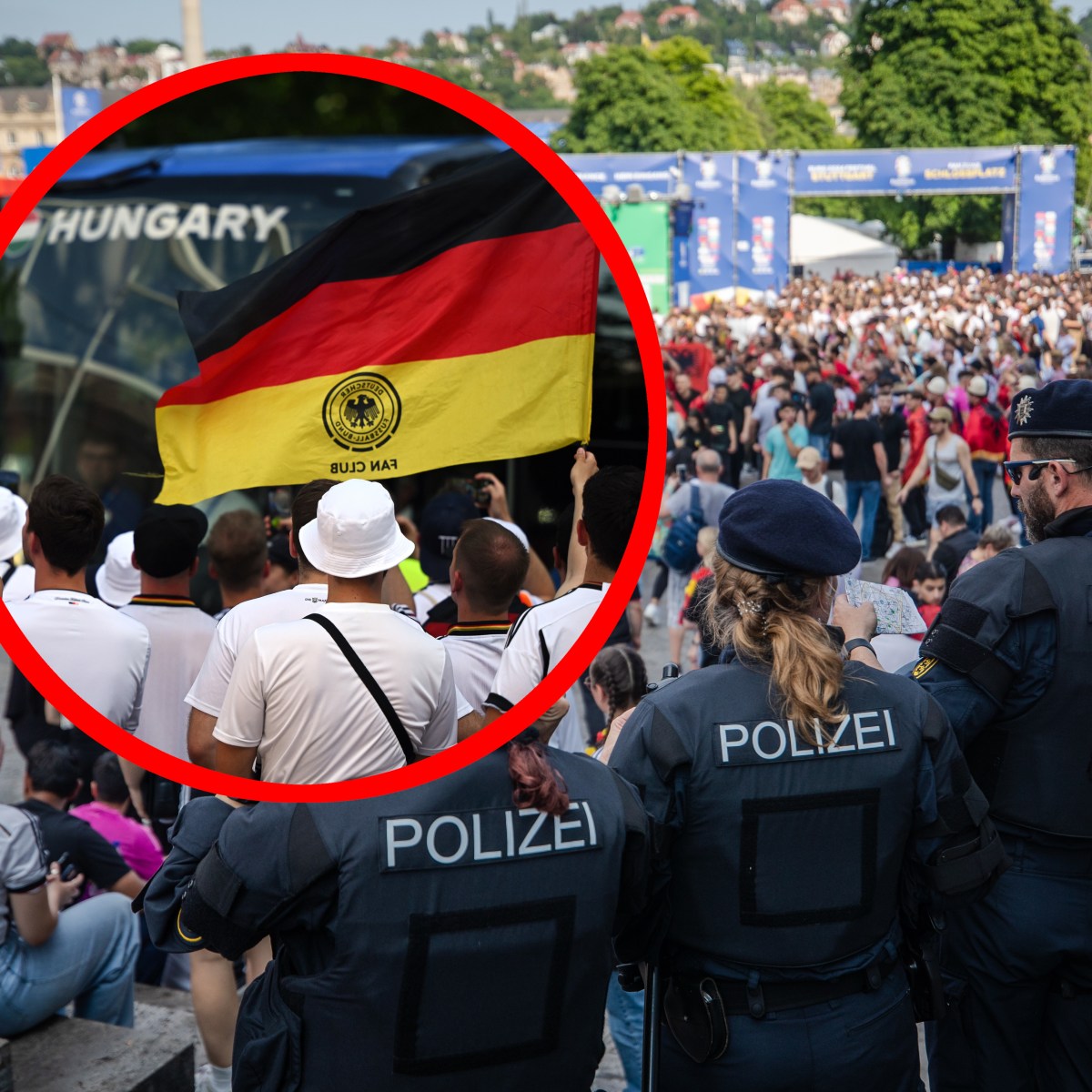 Deutschland – Ungarn: Ärger bei Fanmarsch – mit bitteren Folgen