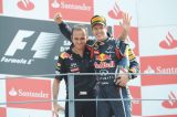 Sebastian Vettel und Stefano Sordo jubelten gemeinsam in der Formel 1.
