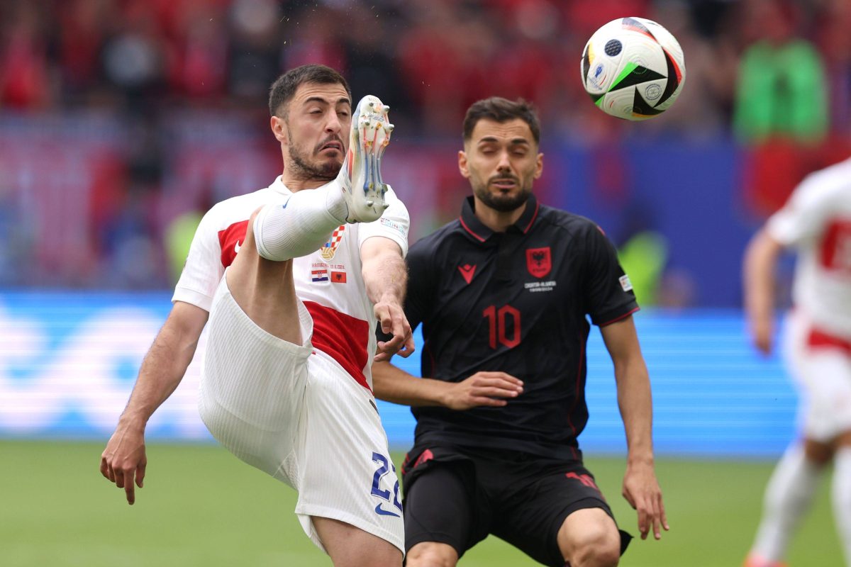 Kroatien gegen Albanien sorgt bei den Fans für staunende Gesichter.