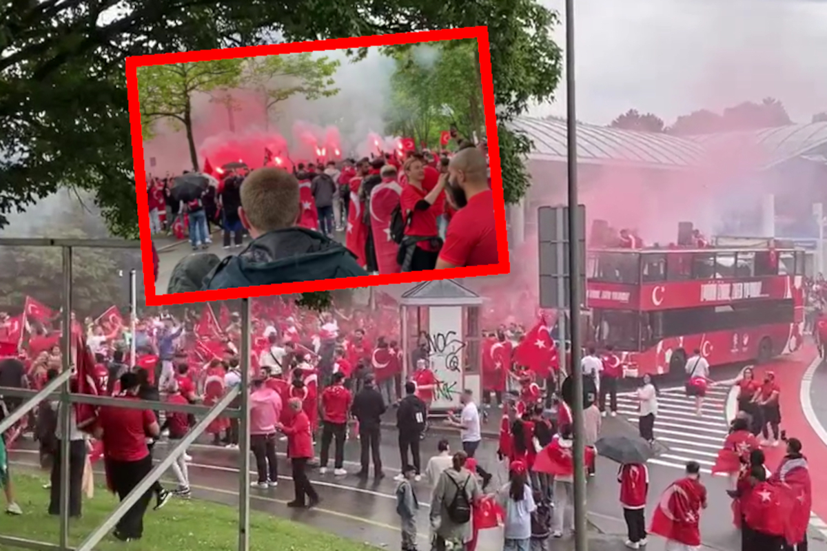 Türkei-Party vor Georgien-Spiel! Ausnahmezustand in Dortmund - DerWesten.de