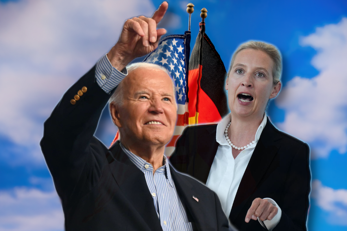 Im ZDF-Sommerinterview stÃ¤nkert Alice Weidel gegen US-PrÃ¤sident Joe Biden. Er sei unwÃ¤hlbar.