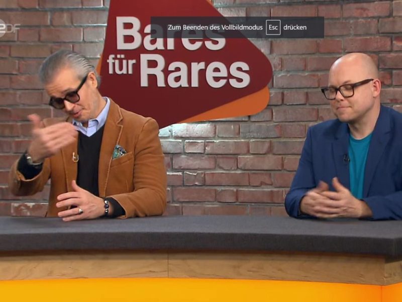 „Bares für Rares“-Händler zahlt Mondpreis – hätte er nur die Expertise gekannt…