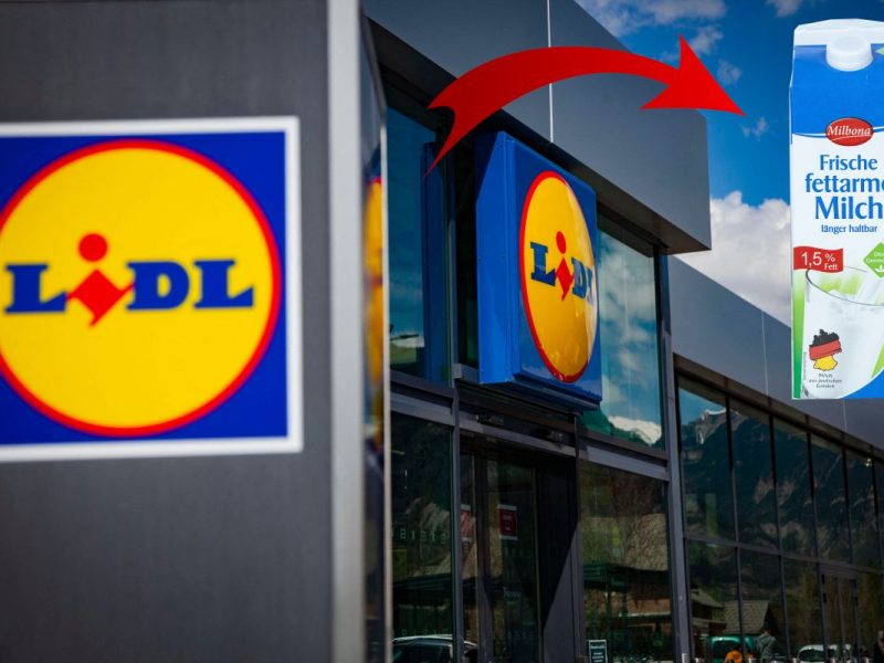 Lidl-Kunde versteht bei Blick auf Milch-Karton die Welt nicht mehr – „Verarsche“