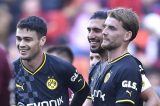 Borussia Dortmund verabschiedet einen Spieler.