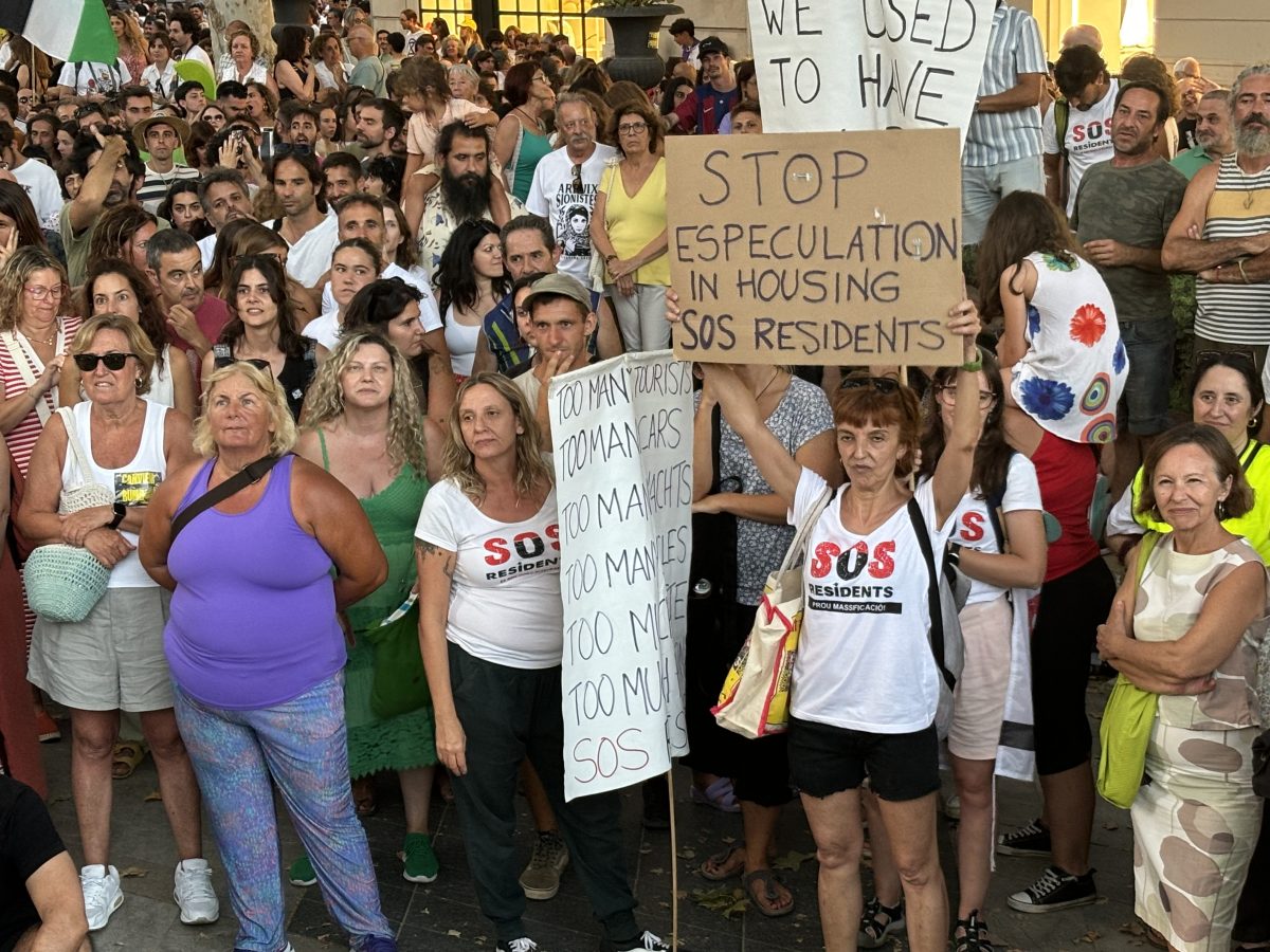 Alicia Aguilo ist bereits seit Jahren gegen den Massentourismus auf Mallorca aktiv.