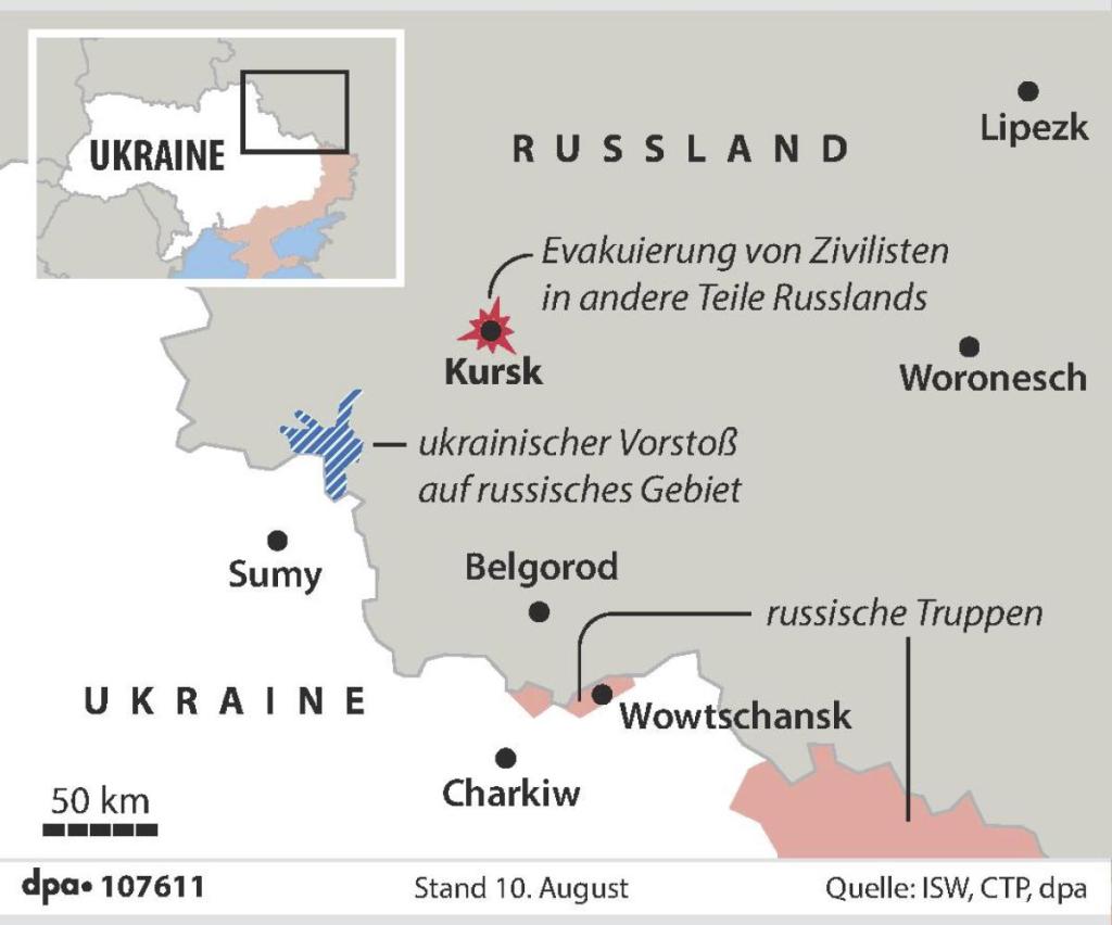 Ukraine-Offensive in Russland. 