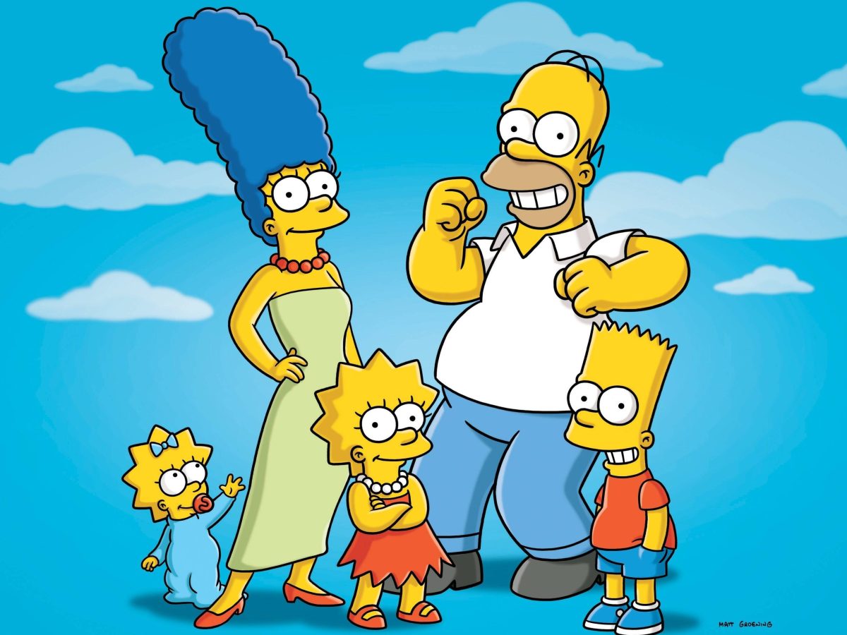 Maggie Simpson, Marge Simpson, Lisa Simpson, Homer Simpson, Bart Simpson