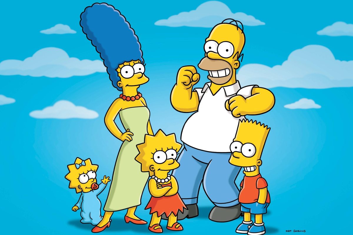 Maggie Simpson, Marge Simpson, Lisa Simpson, Homer Simpson, Bart Simpson