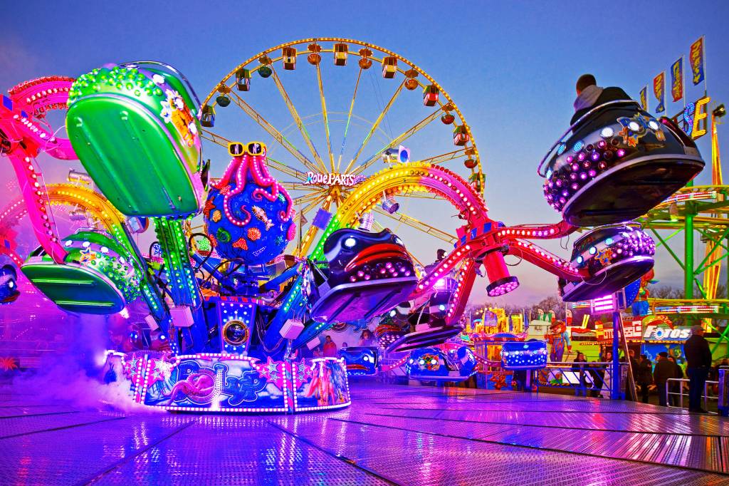 Fahrgeschäft auf Kirmes