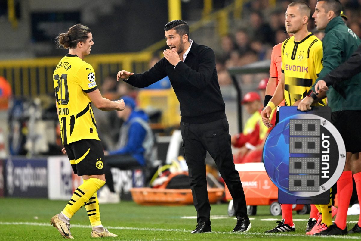 Nach dem Champions-League-Sieg in Brügge hat Marcel Sabitzer sich deutlich an Nuri Sahin gerichtet. Der Trainer von Borussia Dortmund reagierte sofort.