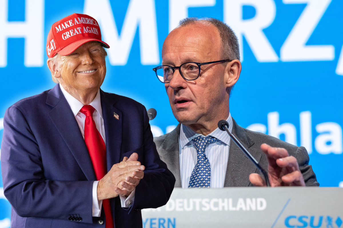 Friedrich Merz nimmt Trump-Rhetorik an.