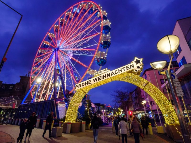 Weihnachtsmarkt Duisburg: Achtung! Es kann jederzeit passieren