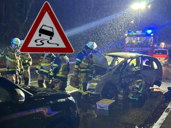 Essen, Dortmund und Co.: Chaos-Wetter sorgt für Unfallserie – „Trümmerfeld“