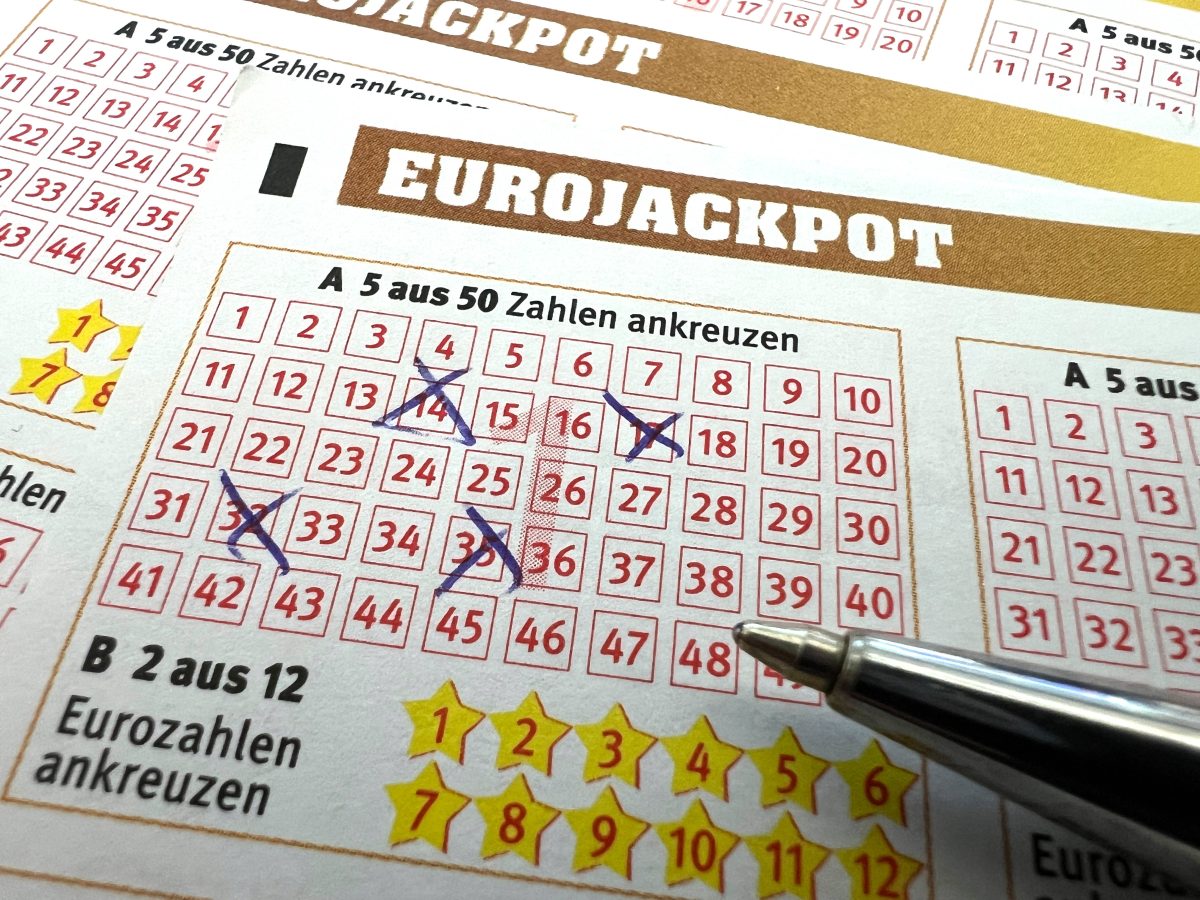 Lotto-Schein für den Eurojackpot