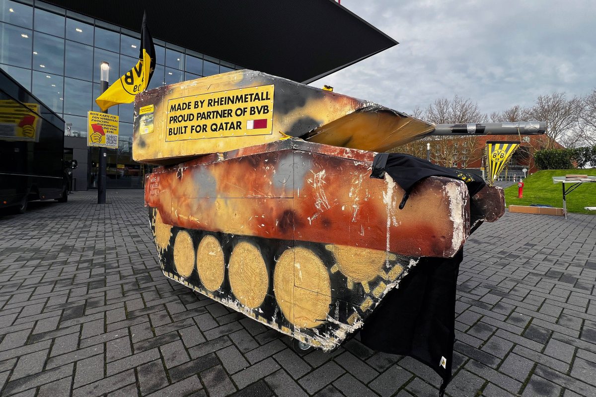 Die Mitglieder von Borussia Dortmund haben über Rheinmetall abgestimmt.