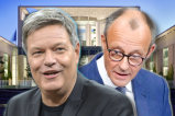 Umfrage: Das Rennen zwischen Robert Habeck und Friedrich Merz wird knapper.