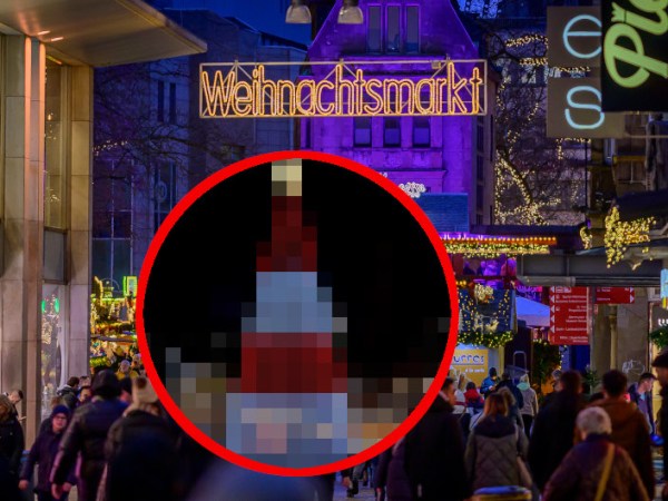 Weihnachtsmarkt Dortmund: Größter Weihnachtsbaum der Welt wird nach Beleuchtung zur Lachnummer – „Größte Verkehrshütchen der Welt“