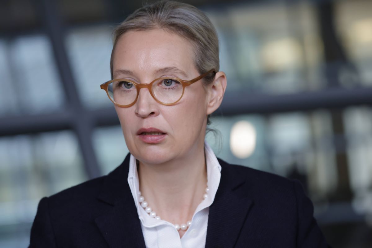 AfD-Chefin Weidel nutzte ihre Rede in Magdeburg für Wahlkampf.