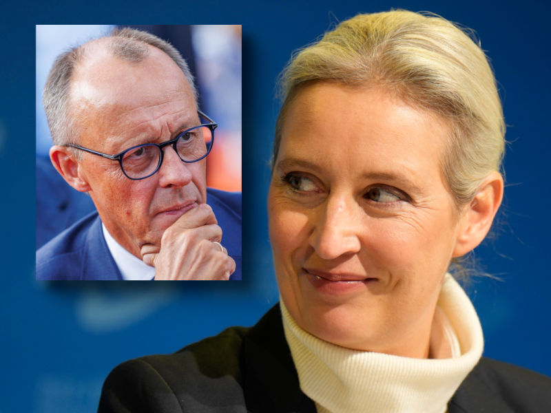 Weidel: AfD-Alarm in neuer Umfrage! Bricht Merz der Vorsprung weg?