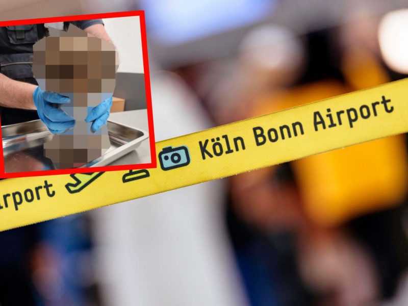 Flughafen KÃ¶ln/Bonn: Zoll kontrolliert GepÃ¤ck â€“ als sie diesen Inhalt sehen, fallen sie vom Glauben ab