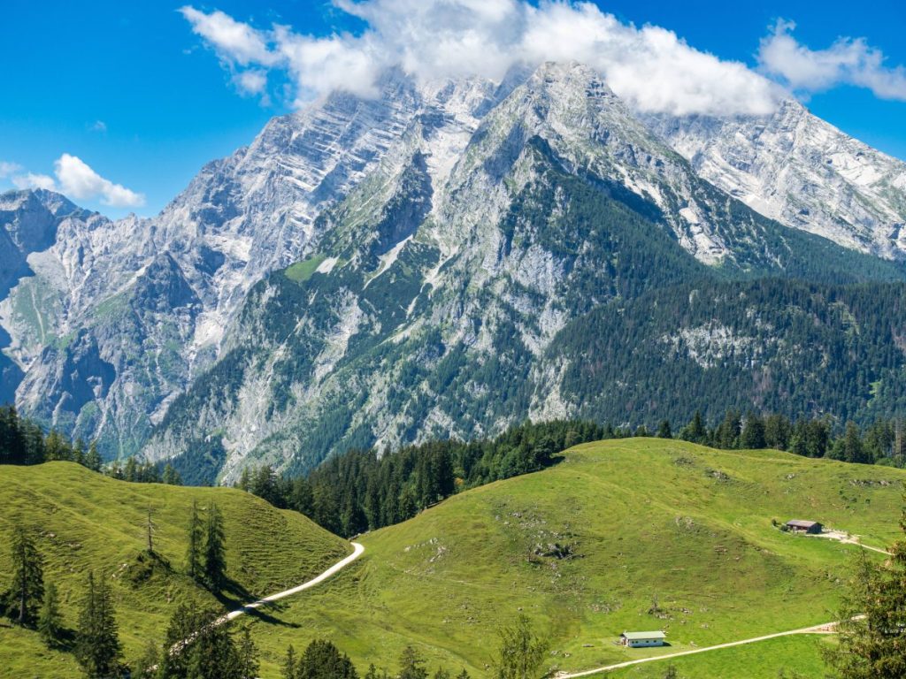 Hochste Berge Deutschlands-Watzmann Mittelspitze